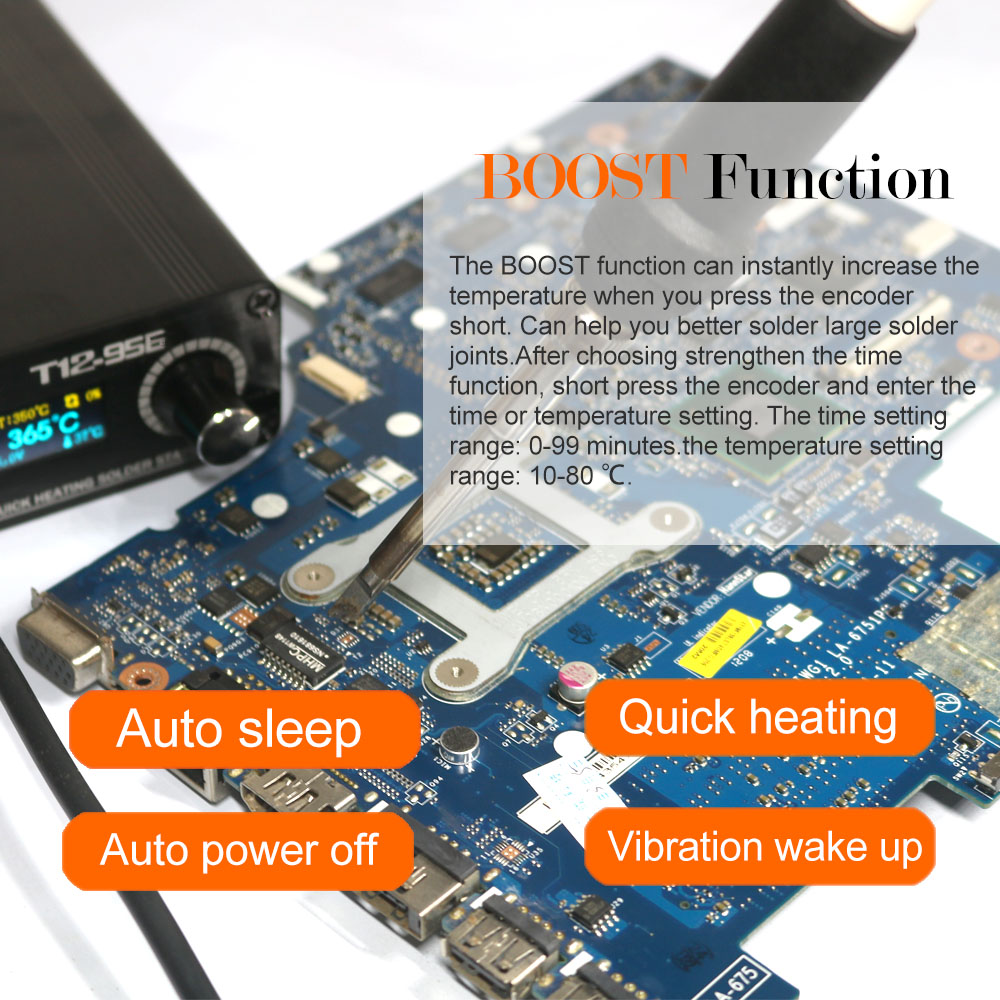 QUECOO T12-956 Soldering Digit - огляд і ціна Soldering Station T12 Oled